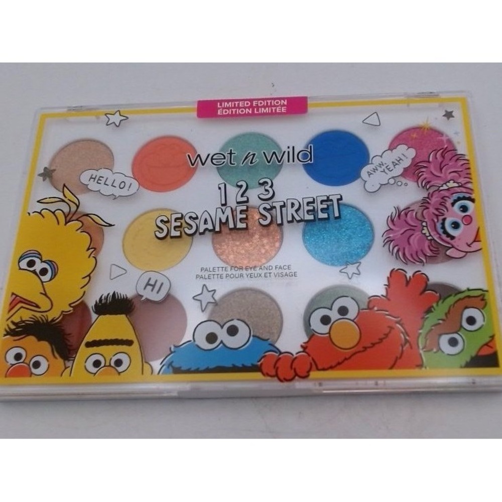 Wet N Wild-Sesame Street How To Get To Sesame Street Eye &Face Palette,BRAND NEW